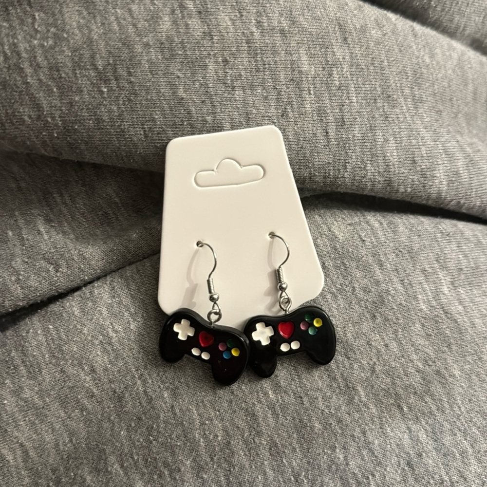 🛍️BUNDLE 3 for $17 VIDEO GAME cute earrings kawaii food animal